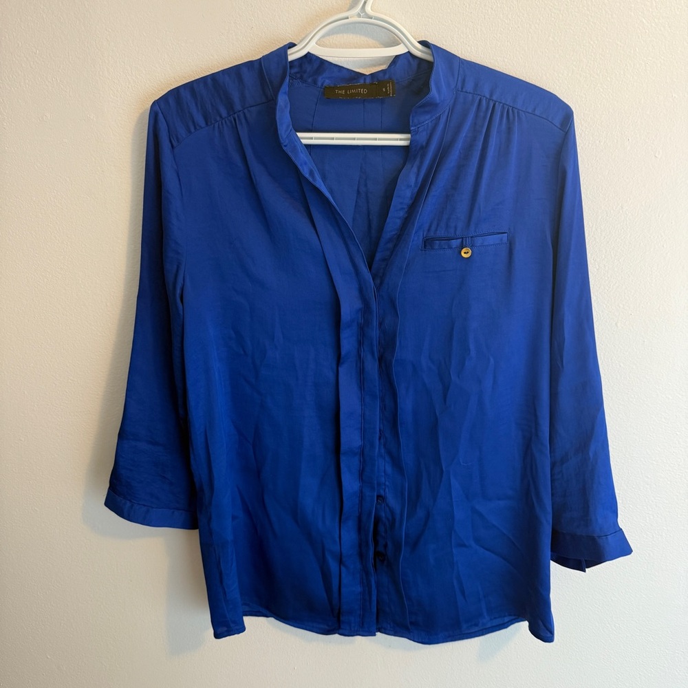The Limited Blue Blouse